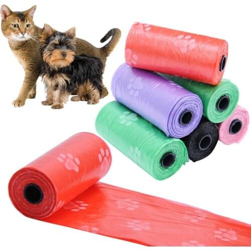 Waste Bag Pet Cleaning Bags Thicken Hot Sale Durable Dog Garbage Bags Plastic Poop Bags High Quality Multiple Colour