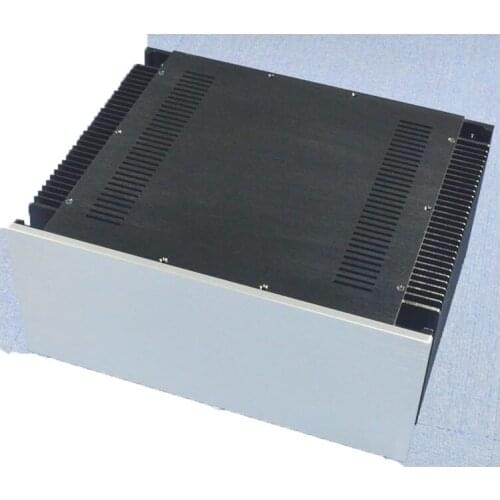 WA142 All-aluminum non-porous Class A power amplifier case shell large armored DIY power amplifier Enclosure chassis box