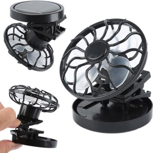 Portable Summer Cooling Fan Clip-on Hat Mini Clip Solar Power Cooler The Best Choice Sun Energy Panel Cell Cooling Fan