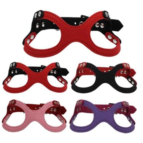 Adjustable Pet Dog Harness Leather Pet Chest Strap Puppy Accessories Supplies for Chihuahua Yorkshire Small Medium Large Dogs