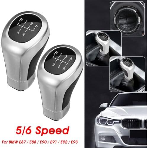 5 Speed 6 Speed Gear Shift Knob Lever Shifter Knob Gearstick For BMW 1 3 series E81 E87 E88 E82 E90 E91 E92 E93 LCI 2006-2011