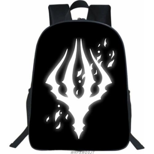 Game Hollow Knight Backpack Students Anime School Bags Boys Girls Unisex Teens Cartoon Rucksack Travel Laptop Knapsack New