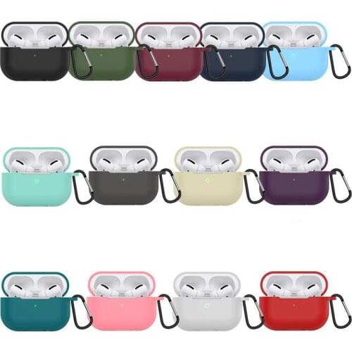 Silicone Case For Airpods Pro Case Wireless Bluetooth for apple airpods pro Case Cover Earphone Case For Air Pods pro 3