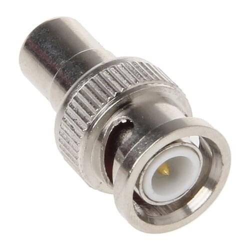 YYDS 5x BNC Male To RCA Female Coaxial Connector Adapter For CCTV Surveillance Video
