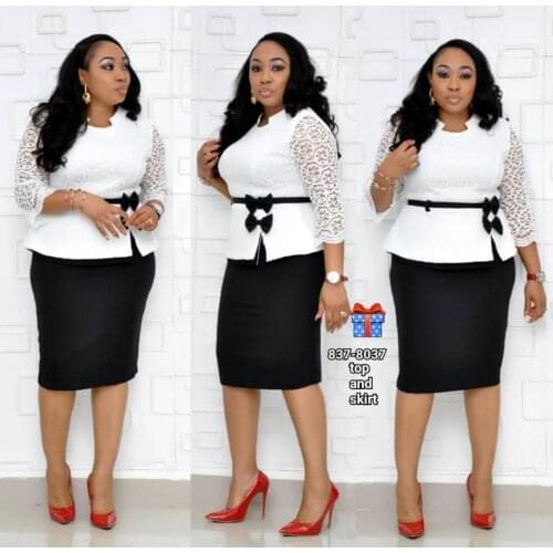 M-5XL Sexy Lace African Dresses for Women Casual Ladies Bodycon Knee-length Dress Summer Autumn Elegant Robe Africaine Clothes