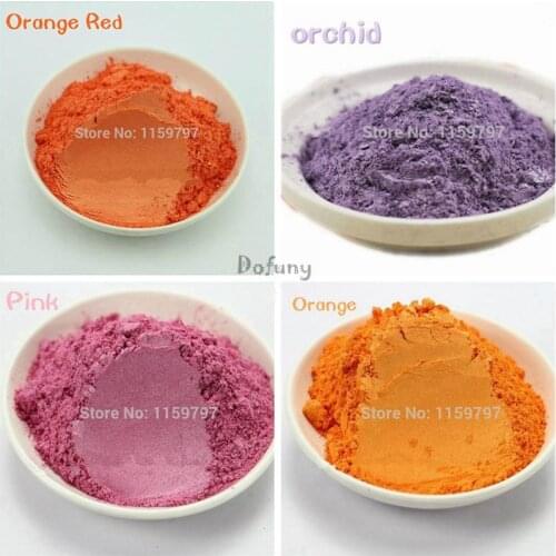 10colors/lot) Free choose Pearlescent powder,pearl/mica effect pigment, DIY eyeshadow makeup powder,nail polish toner