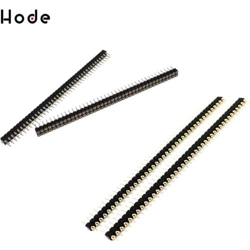 10PCS Single Double Row Male 1*40/2*40 40Pin 2.54mm 1X40 2X40 19mm Height Long Breakable Pin Header