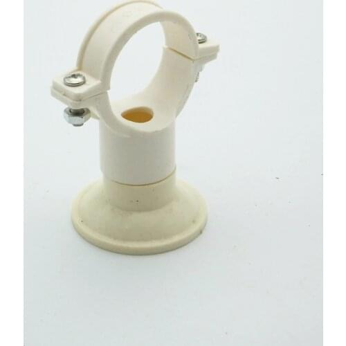 25mm PVC Pipe Clamp Clip Support Bracket With Base For PVC Pipe Fitting Water Connector Garden Irrigation System