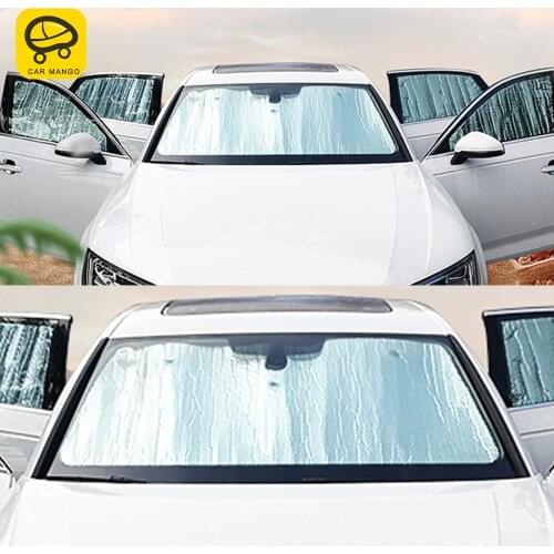CarManGo For Audi A4 A5 S4 S5 B9 2017-2020 Car Windshield Sun Shade UV Protection Curtain Sunshade Side Window Mesh Visor Film
