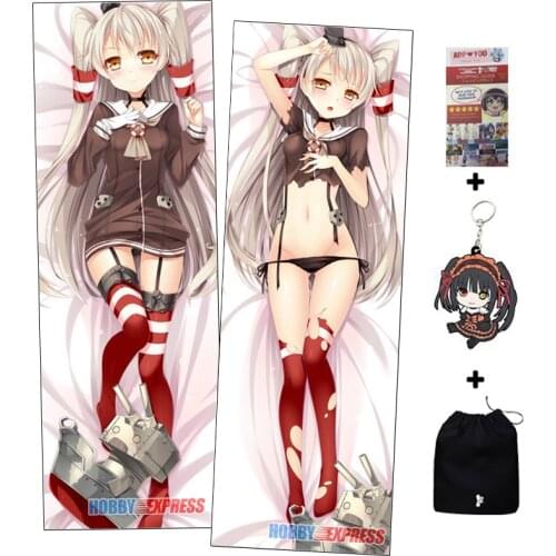 Hobby Express Amatsukaze Kantai Collection Dakimakura Japanese Hugging Body Pillow Case KCM02