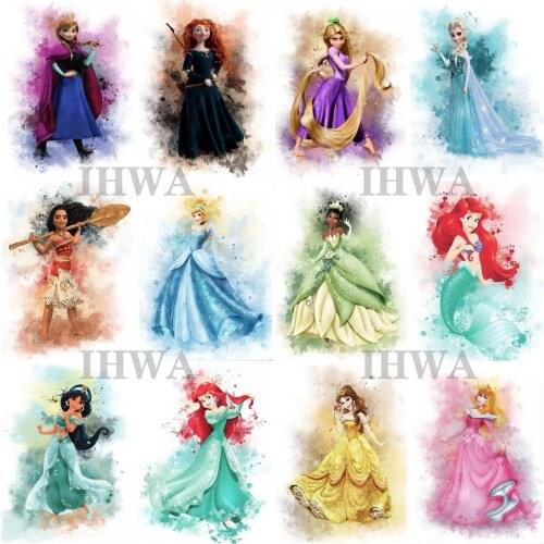 Disney 5D DIY Diamond Painting Full Square Princess Rhinestones Pictures Diamond Embroidery Character Mosaic Sale Home Decor