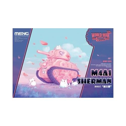 Meng WWP-002 M4A1 "Shermann" Glue-Free Special Painting Cute