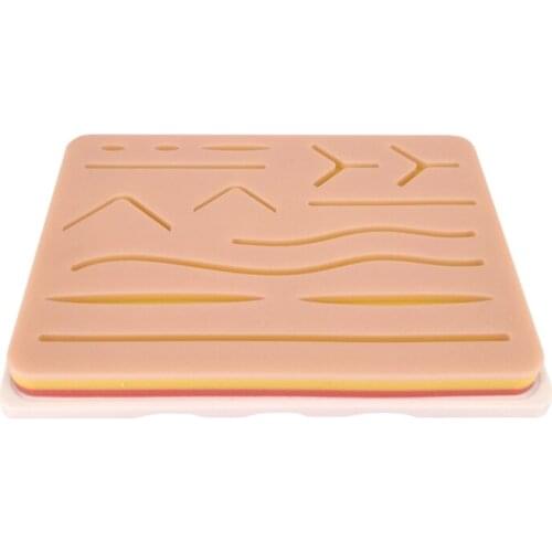 Multi-Wound Suture Module Silicone Practice Suture Module Silicone Simulation Skin Block Suture Simulation Module