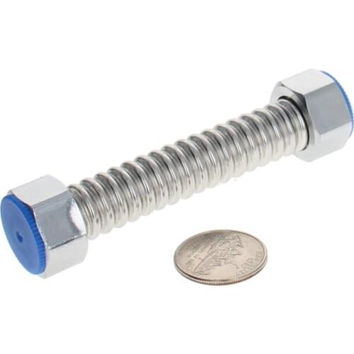 MroMax Top Quality Bellows 304 Stainless Steel Polishing Length 100/200/300/400/500/600/800/1000mm Pipe Diameter 20mm 1/2/3/4pcs