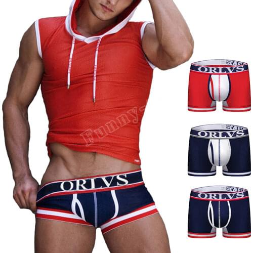 Underwear Men Boxers Male Panties Breathable Comfortable Underpants Cueca Boxers Hombre Quick Dry Men Boxer Shorts Mesh