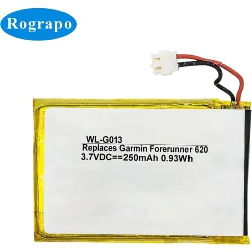 New 3.7V 250mAh 361-00076-00 Replacement Battery For Garmin forerunner 620 Smart Watch Accumulator