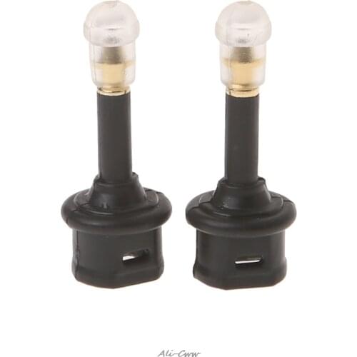 2 Pcs Toslink Female To 3.5mm Male Mini Audio Plug Digital Optical Adapter Converter