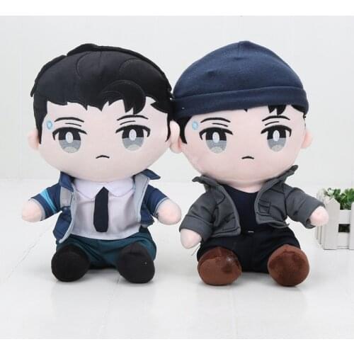 Detroit: Become Human DBH Connor RK800 Plush Stuffed Pillow Cosplay Doll Cushion Plushie Toy Game Cosplay Prop