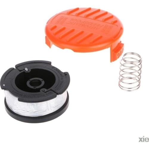Professional Autofeed Line String Trimmer Replacement Spool Cap Set For Black & Decker