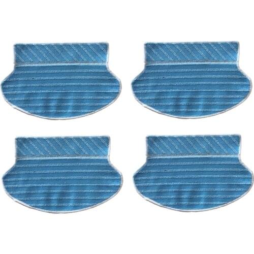 4pcs/lot Robot Vacuum Cleaner Mop Cloth for Polaris PVCR 0920WV 0920 Robotic Vacuum Cleaner Spare Parts Accessories Replacement