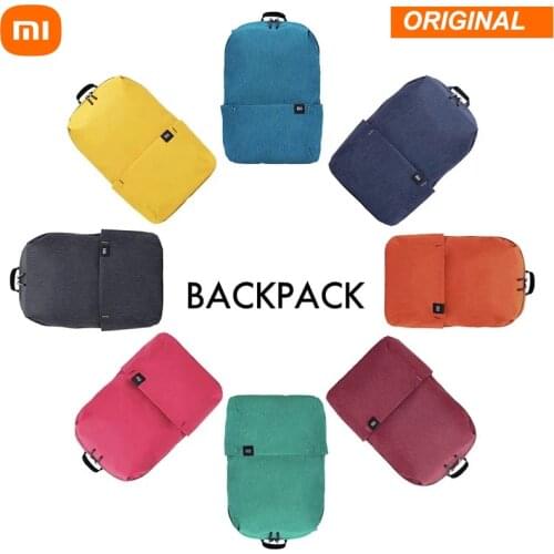 Original Xiaomi Mi Backpack 10L Bag 8 Colors 165g Urban Leisure Sports Chest Pack Bags Men Women Small Size Shoulder Unisex