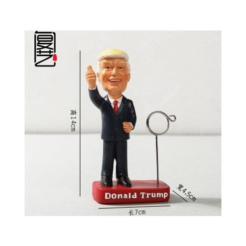 Statue Sculpture Figure trump resin ornaments Donald Trump creative cartoon statue Trump model commemorative doll ornaments