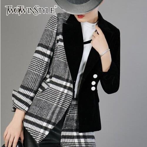TWOTWINSTYLE Women's Wool Blazers China