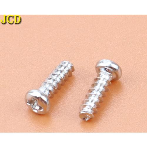 JCD 6PCS Game Machine Universal Screws For Nintendo Gameboy Advance Color for GB GBA GBC Game Case Back Cover Phillips Screw