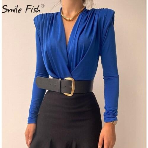 Sexy Wrap Velvet Body Tops Bodycon Deep Plunged V-Neck Bodysuits Women Solid Red Jumpsuit Long Sleeve Slim Romper Overalls GV279