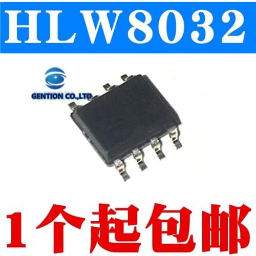5PCS HLW8032 high-precision energy metering IC/coulometer SOP8 chip in stock 100% new and original