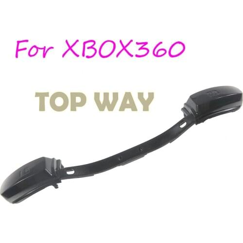 ChengChengDianWan White&Black Button Kits LB RB bumper For XBOX360 Controller LB RB Buttons Cap Strip 5pcs/lot