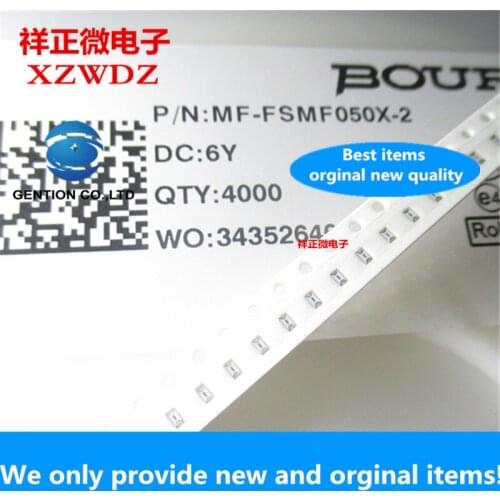 50pcs 100% orginal New MF-FSMF050X-2 BOURNS 0603 500MA 0.5A 6V self-recovery fuse