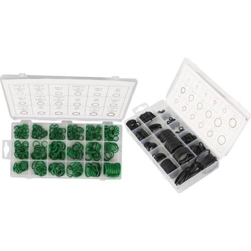 7 Type O-Ring Assortment Kit NBR Rubber Washer Gaskets Sealing O Rings Different Sizes with Plastic Box NBR Rubber Seal Rings