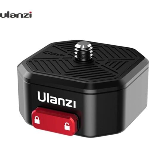 Ulanzi Claw Quick Release Plate Mini QR Plater with 1/4 Inch Screw 50kg Load Bearing for DSLR Camera