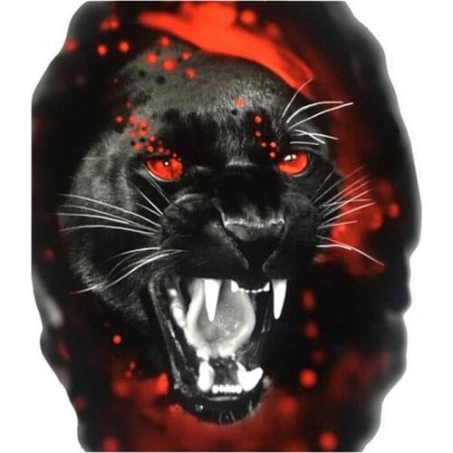 Black panther Burning in eye car sticker Decals Motorcycle Accessories Sticker and Decals Bumper Window Waterproof kk15*13cm