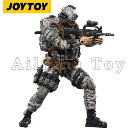 JOYTOY 1/18 3.75inch Action Figure PLA Camouflage Special Forces Collection Model Toy For Gift Free Shipping