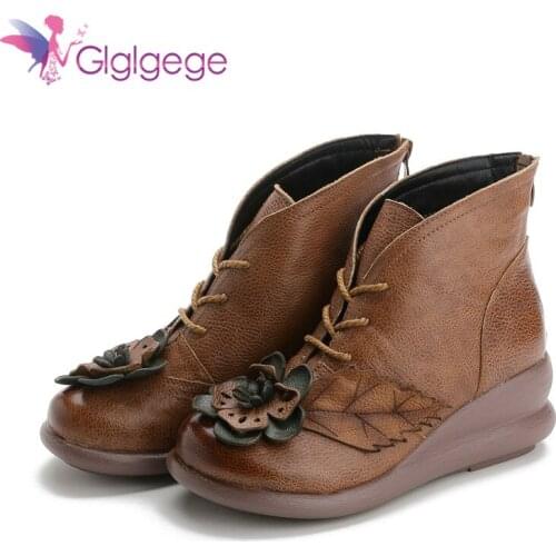 Женские ботильоны на танкетке Glglgege China At AliExpress