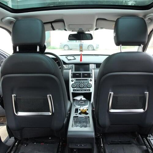 Chrome Seat Storage Net Bag Decoration For Land Rover Discovery Sport 2015 Accessory,Car Styling