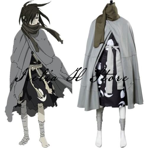Hyakkimaru Dororo anime cosplay Hyakkimaru warrior kimono cosplay costume Full set