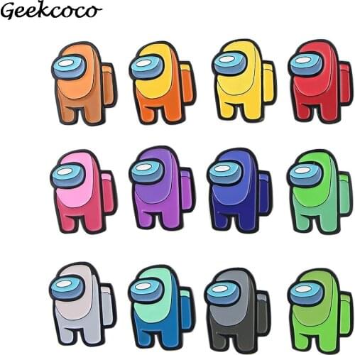 J1903 Geekcoco Metal Enamel Pins Cartoon Funny Brooch For Backpack Badge Clothes Cosplay Pins