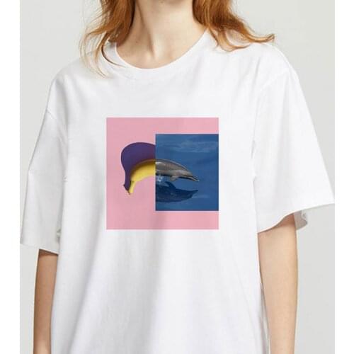 New T-shirt Female Hei Girl Hei Cock Letter Print Harajuku 90s Short Sleeve Fun Ulzzang T-Shirt short sleeve female