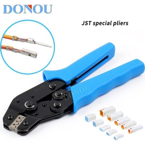 Model aircraft steering gear plug the JST plug wire line pressing pliers pliers servo extension cord production tools