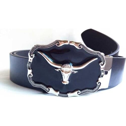 T-Disom Western Buckles Cowboys Bull Belt Buckle With Zinc Alloy For Mens Accessories Matched With Belt Drop shipping