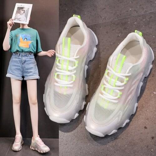 Sandals womens shoes knitted elastic summer fairy style jelly bottom all-match casual mesh breathable sports womens shoes X848