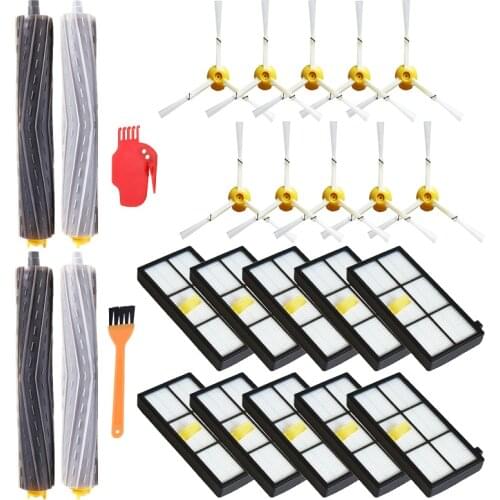 Replacement Side Brush HEPA Filter Main Brush for iRobot Roomba 800 900 Series 870 880 980 Robot Vacuum Cleaner Accessories