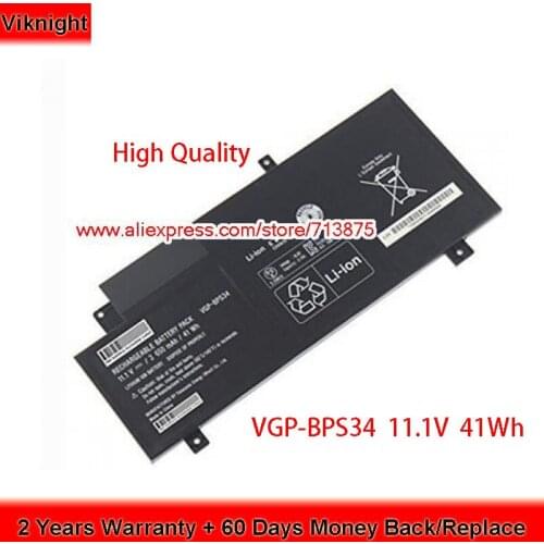 Brand New 11.1V 41Wh VGP-BPS34 Battery for Sony SVF15A1ACXS SVF15A1BCXB Laptop