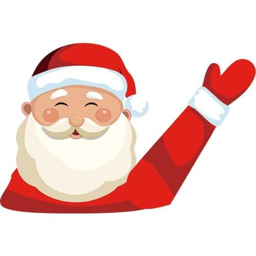 Santa Claus wiper sticker removes car rear windshield wiper sticker