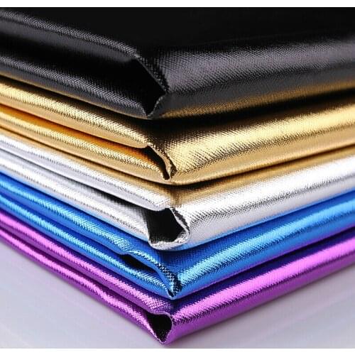 Faux Leather Fabrics PVC Glitter wallpaper for Decorative PU Artificial Metal Leather for sewing Material Leather Skin Wholesale