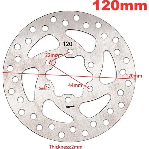 120mm Electric Scooter Brake Disc Rotor Pad Replacement Parts For Xiaomi Mijia M365 Disk Brake Disc Rotors For Skateboard