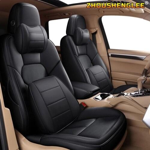 ZHOUSHENGLEE Custom Leather car seat covers For Mercedes-Benz E260 E300 E200 E250 E260 E320 C200 C180 C300 C260 C100 C320 car se